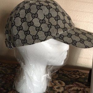 Gucci monogram cap hat